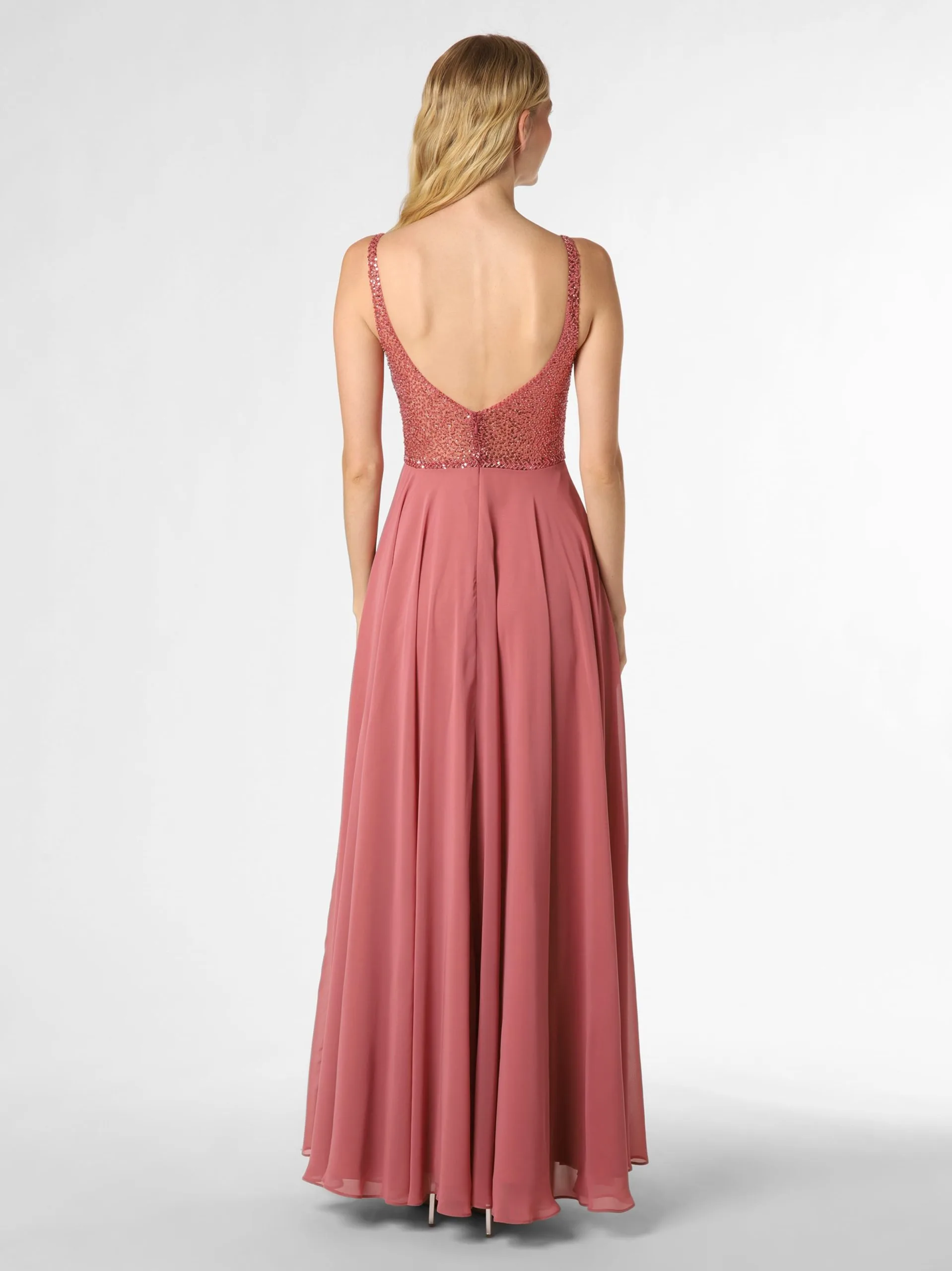 Marie Lund Avondjurken Avondjurk Dames Pink 2 Marie Lund Avondjurken Avondjurk Dames Pink - Afbeelding 2