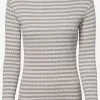 Marie Lund Longsleeves Shirt Dames Grijs / Taupe