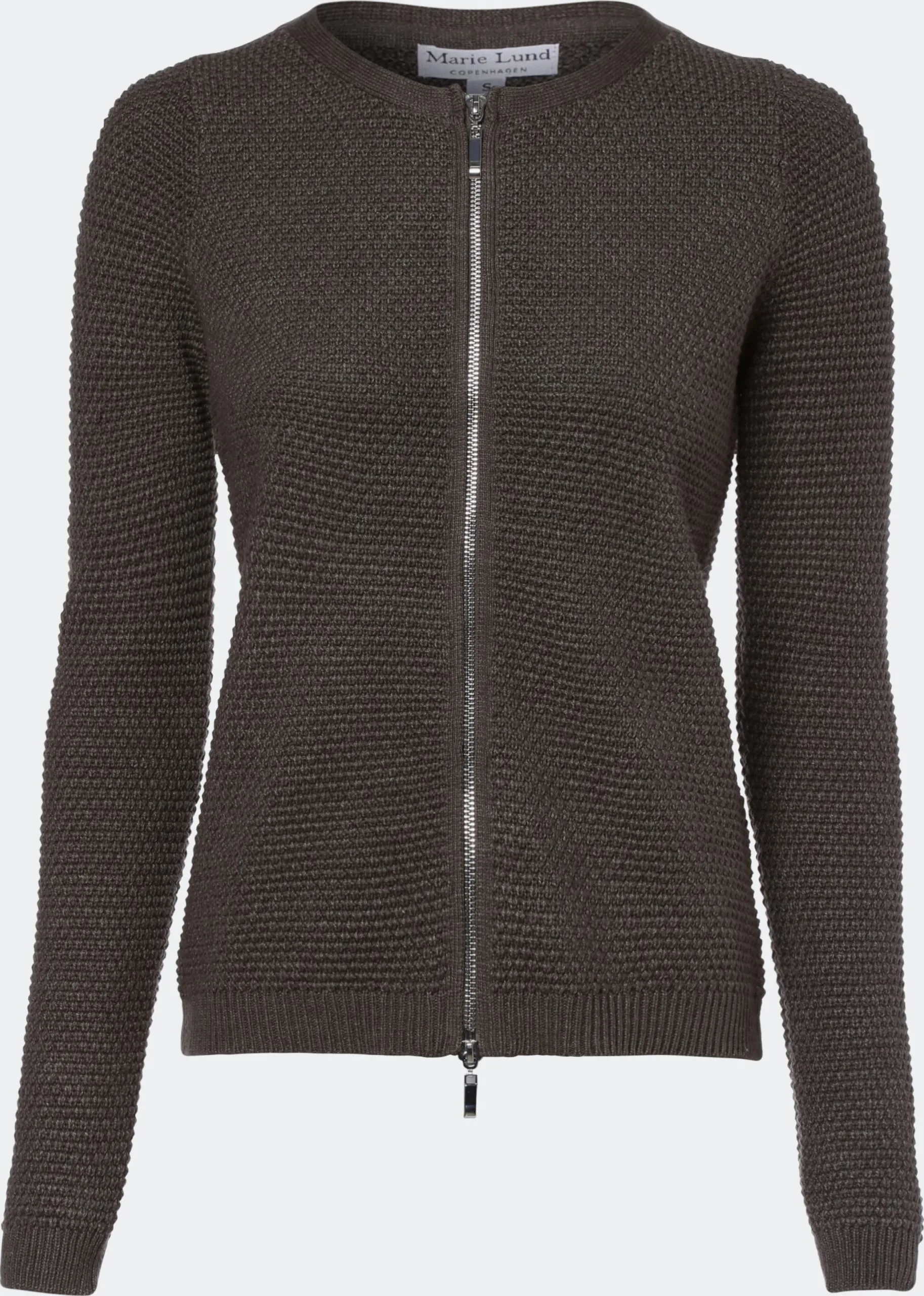 Marie Lund Vesten Gebreid Vest Dames Kaki 1 Marie Lund Vesten Gebreid Vest Dames Kaki