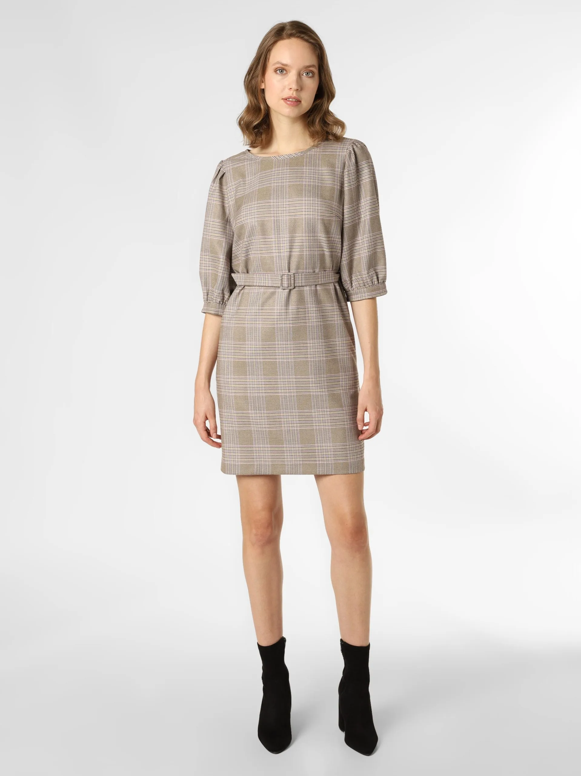 Marie Lund Mini Jurken Jurk Dames Beige 2 Marie Lund Mini Jurken Jurk Dames Beige - Afbeelding 2