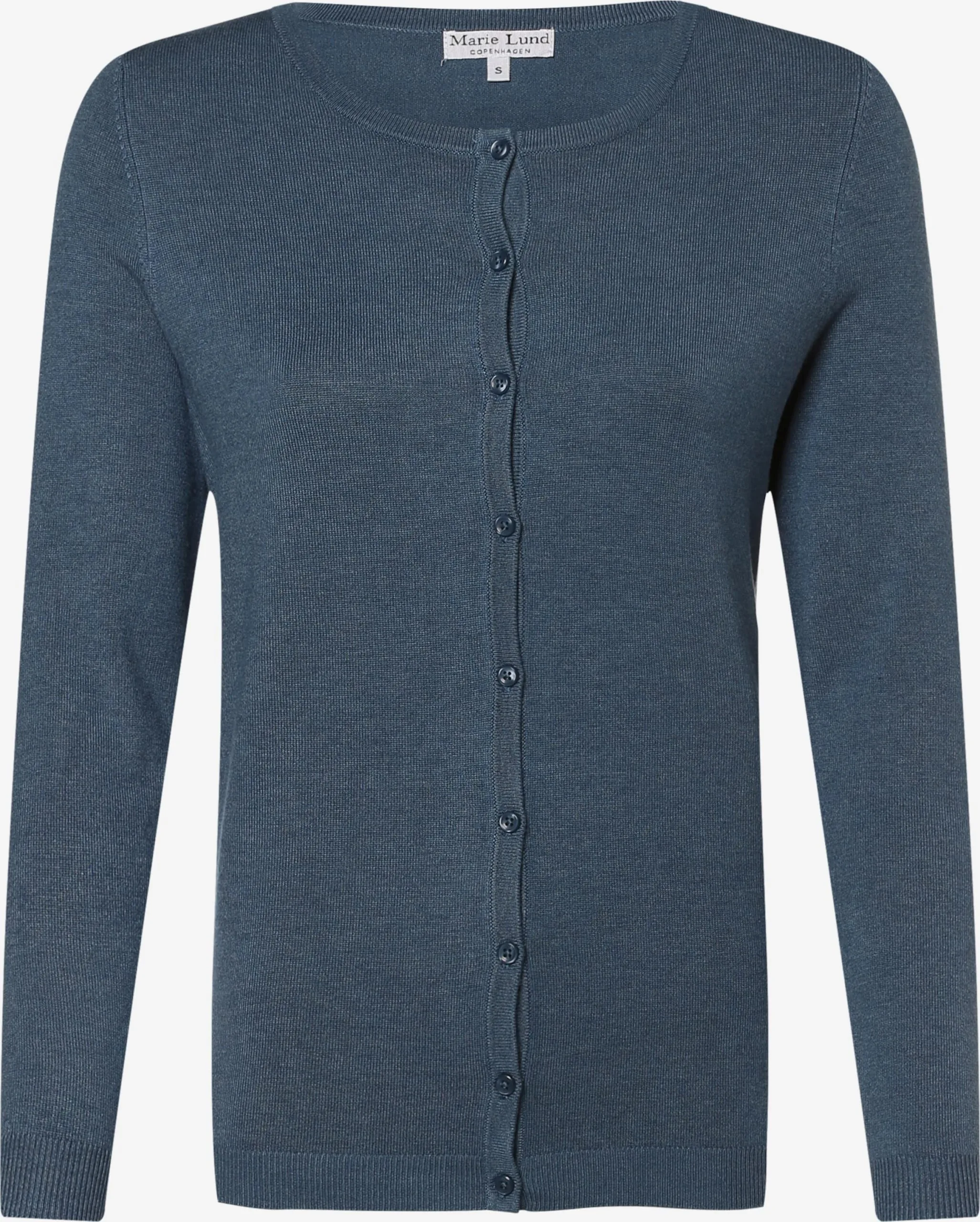 Marie Lund Vesten Gebreid Vest Dames Blauw 1 Marie Lund Vesten Gebreid Vest Dames Blauw