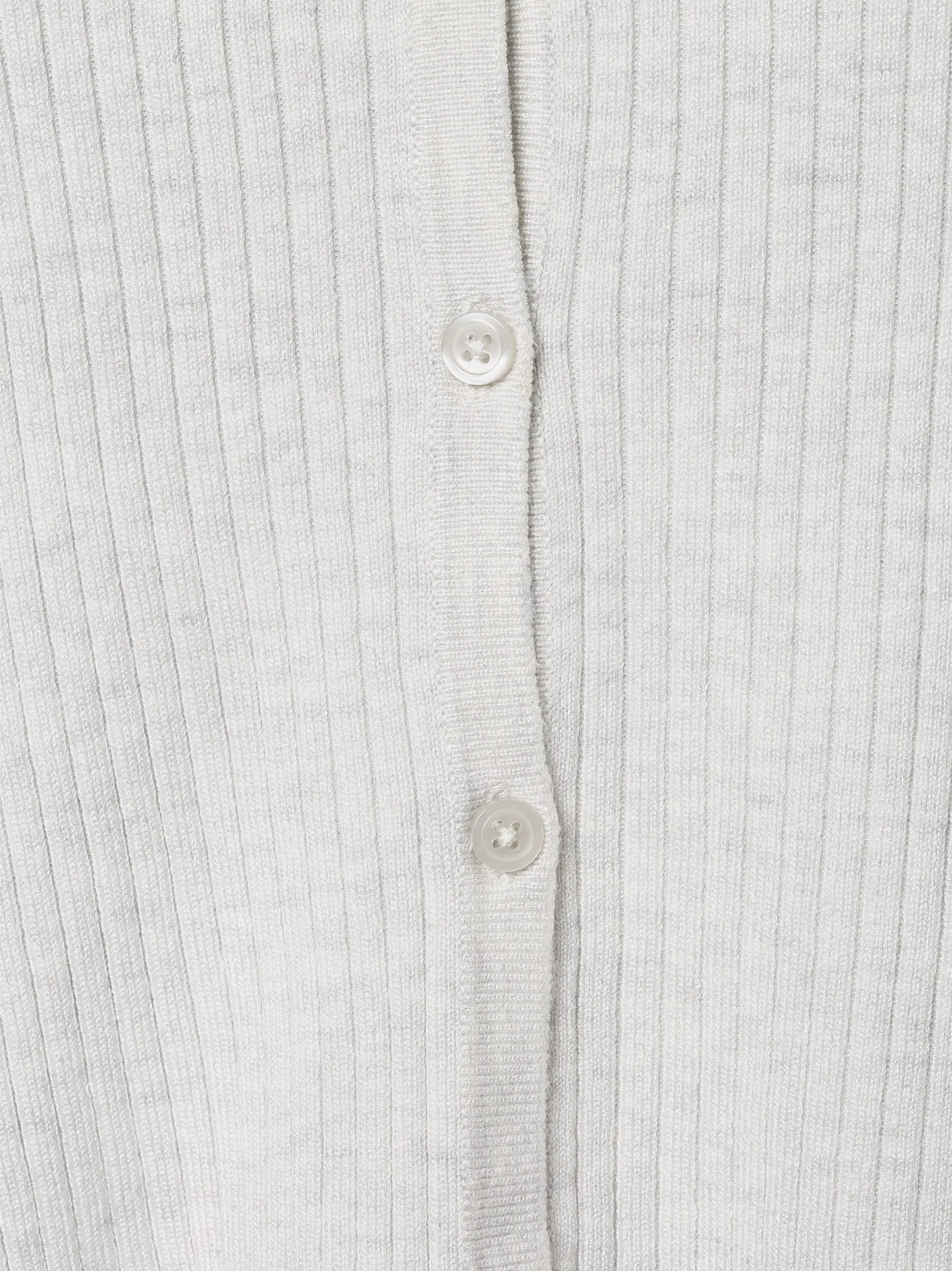 Marie Lund Vesten Gebreid Vest Dames Lichtgrijs 3 Marie Lund Vesten Gebreid Vest Dames Lichtgrijs - Afbeelding 3