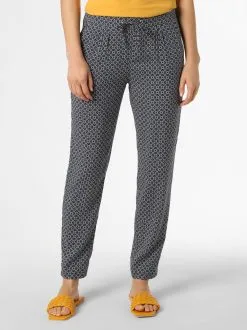 Marie Lund Bandplooibroeken Regular Bandplooibroek Dames Indigo