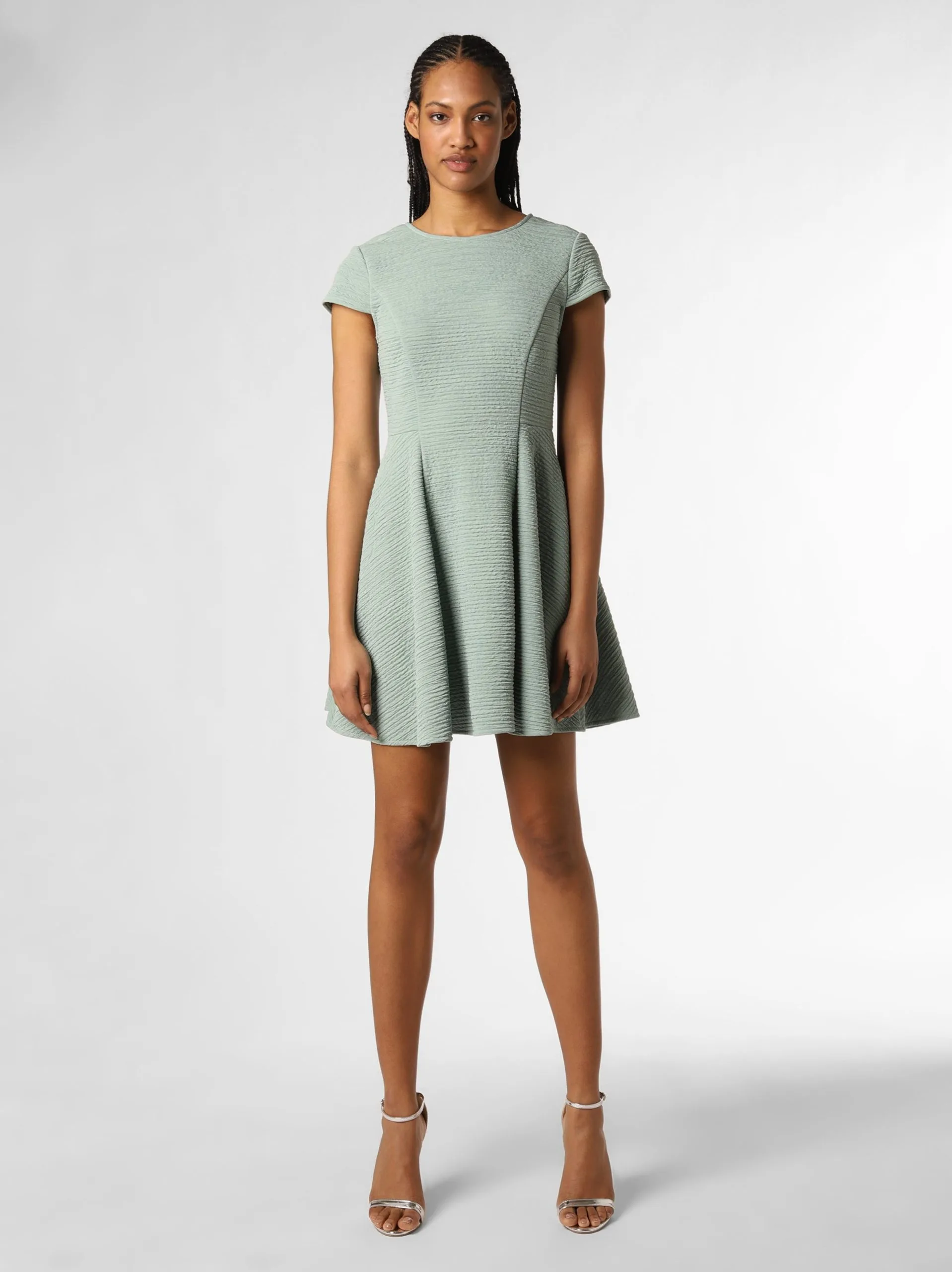 Marie Lund Mini Jurken Jurk Dames Groen 2 Marie Lund Mini Jurken Jurk Dames Groen - Afbeelding 2