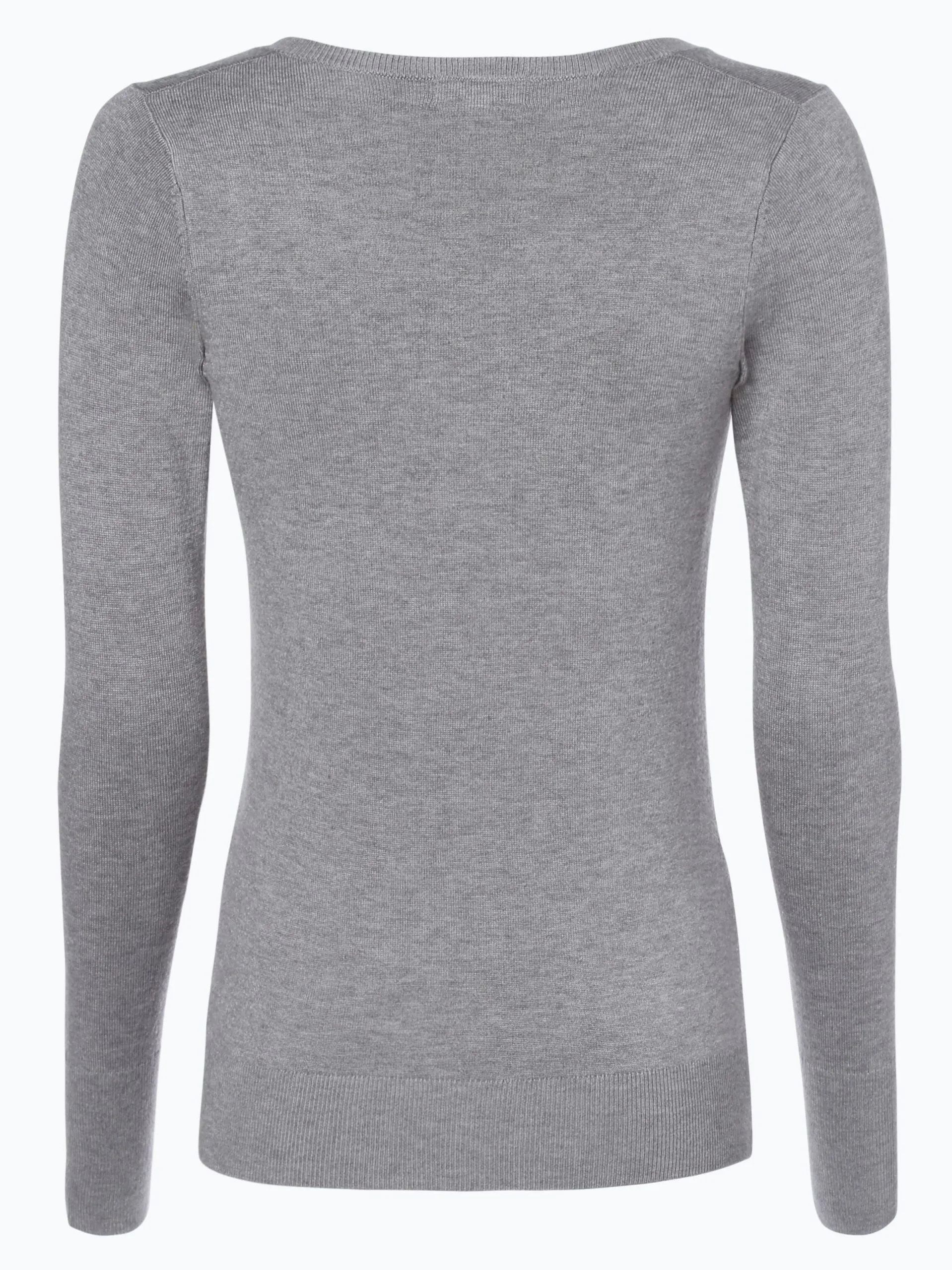 Marie Lund Basic Truien Trui Dames Grijs 2 Marie Lund Basic Truien Trui Dames Grijs - Afbeelding 2