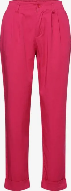 Marie Lund Bandplooibroeken Loosefit Bandplooibroek Dames Pink