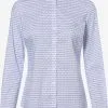 Marie Lund Overhemden Blouse Dames Blauw / Wit