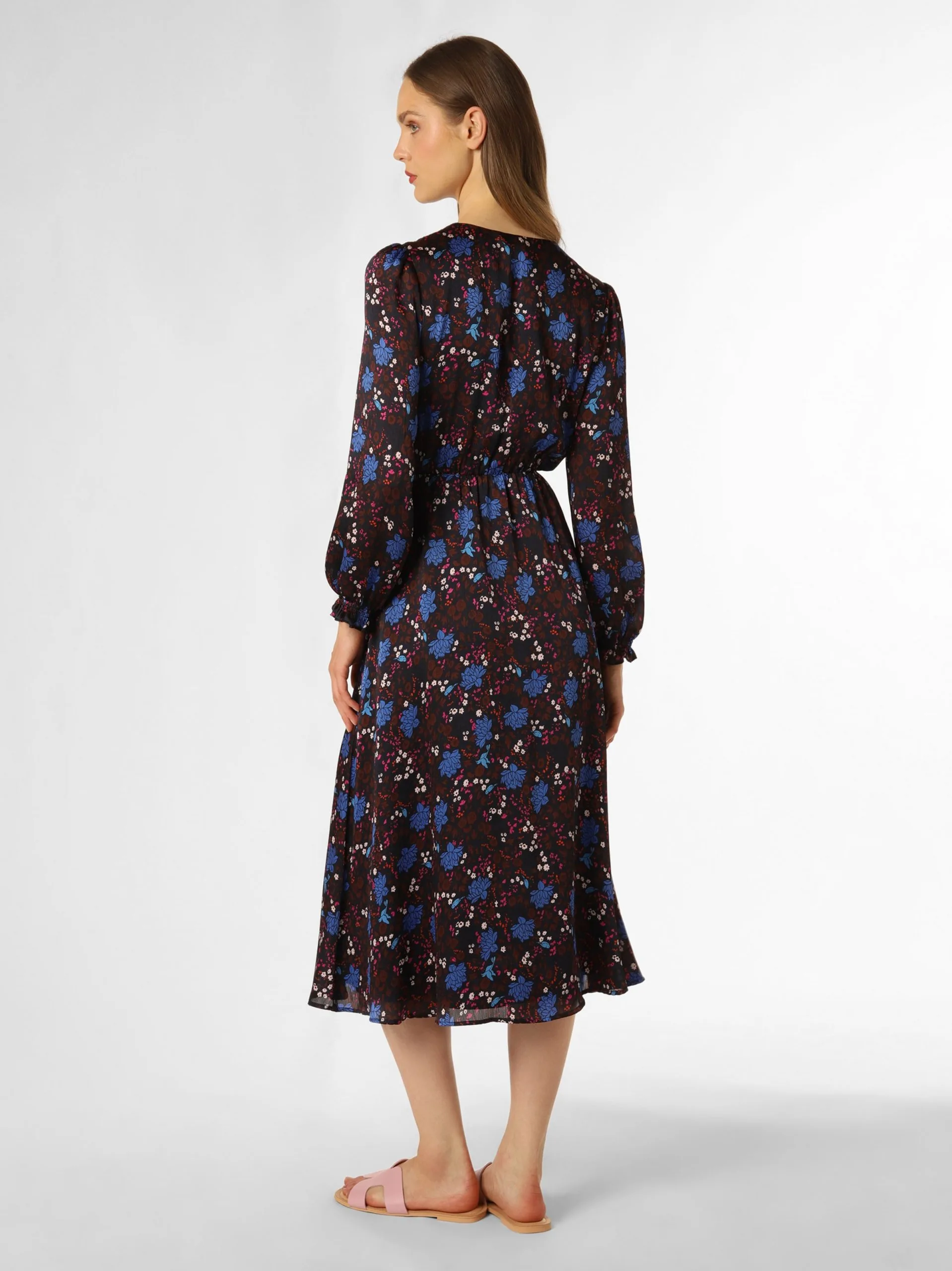 Marie Lund Midi Jurken Jurk Dames Gemengde Kleuren 2 Marie Lund Midi Jurken Jurk Dames Gemengde Kleuren - Afbeelding 2