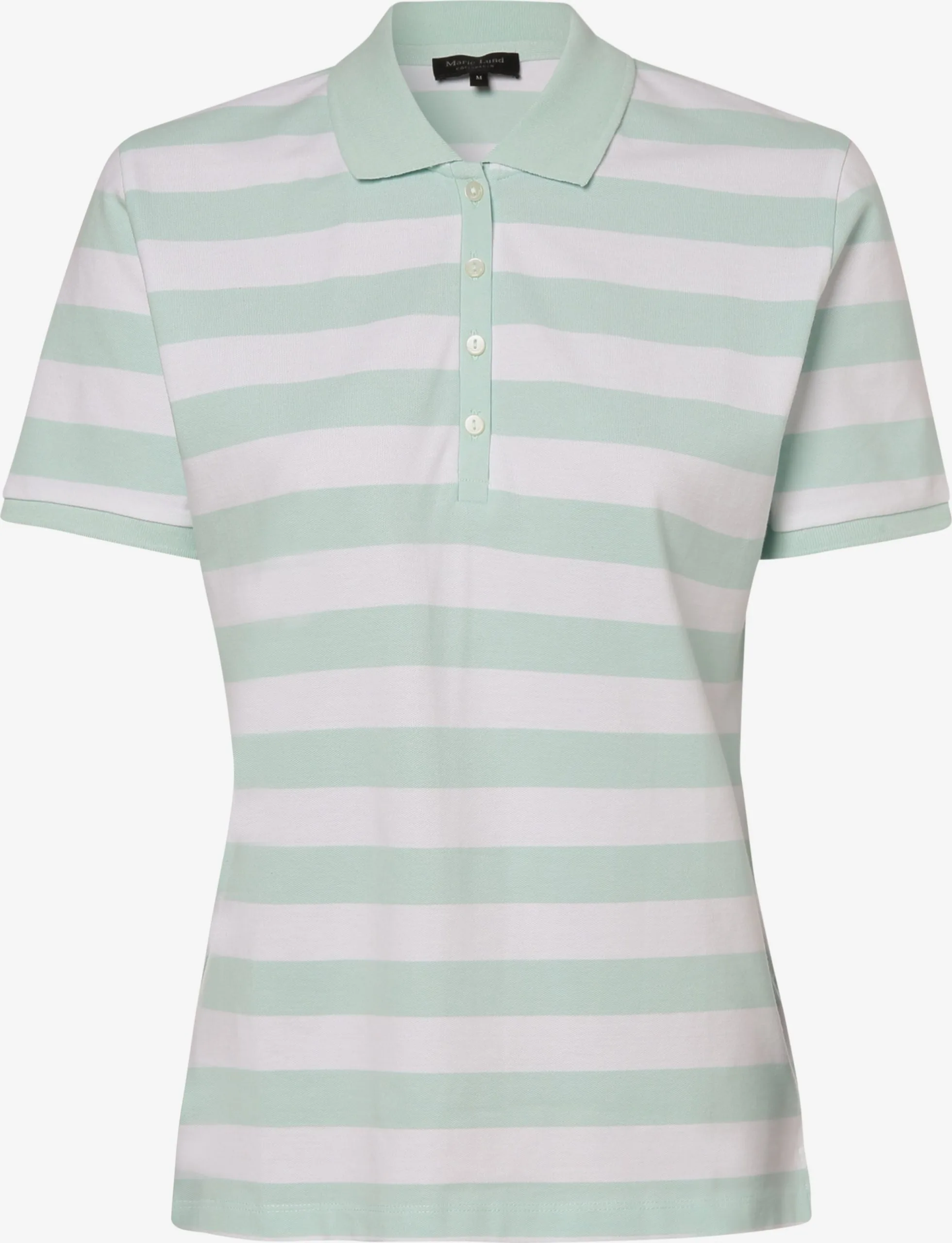 Marie Lund Polos Shirt Dames Mintgroen / Wit 1 Marie Lund Polos Shirt Dames Mintgroen / Wit
