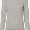 Marie Lund Fijngebreide Truien Trui Dames Grijs
