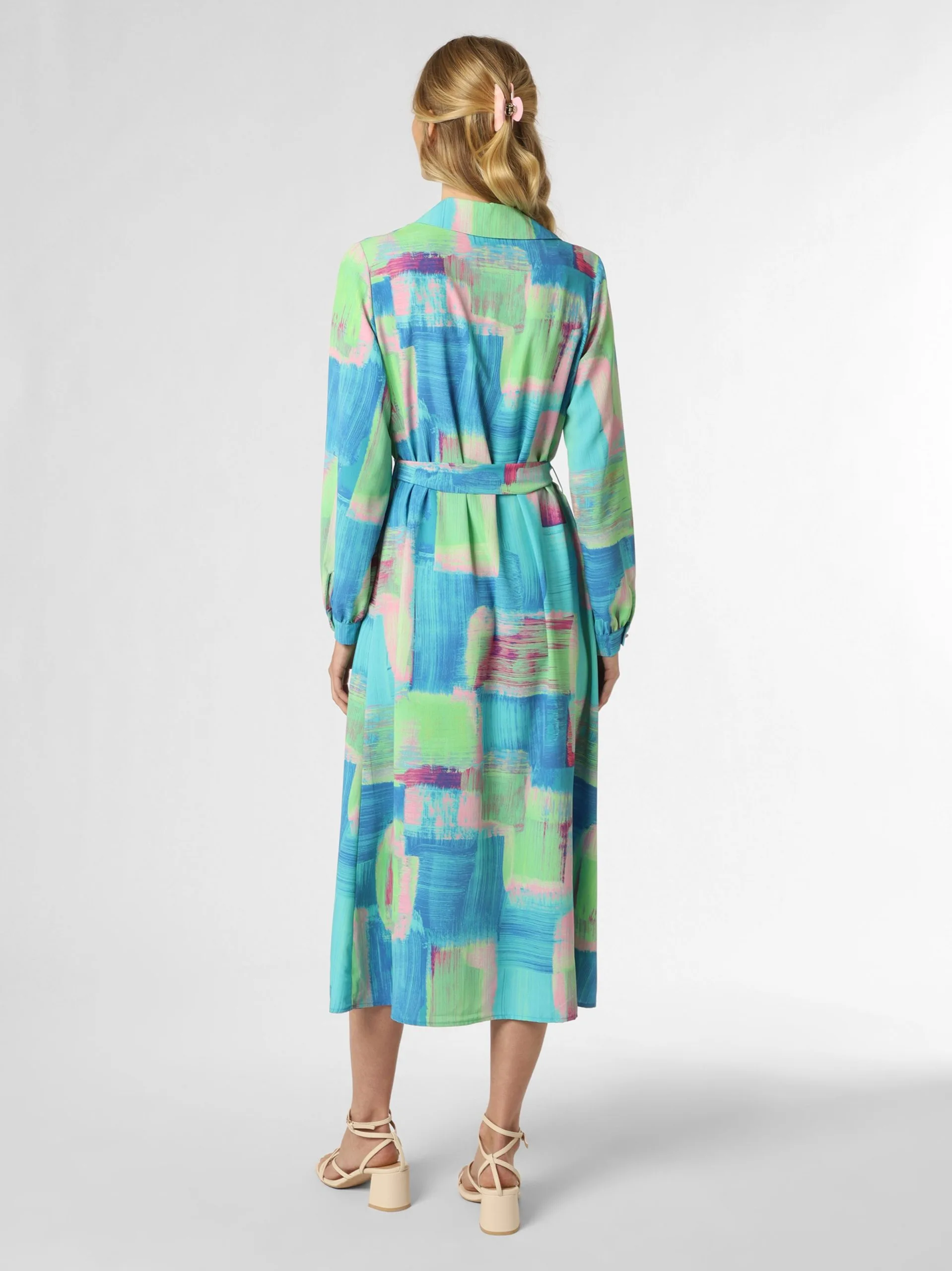 Marie Lund Blousejurken Blousejurk Dames Mintgroen 2 Marie Lund Blousejurken Blousejurk Dames Mintgroen - Afbeelding 2