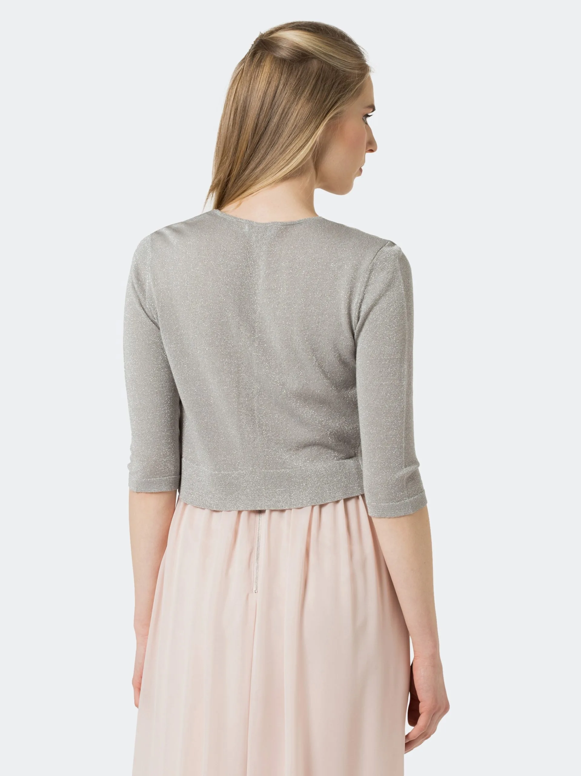 Marie Lund Boleros Bolero Dames Zilvergrijs 2 Marie Lund Boleros Bolero Dames Zilvergrijs - Afbeelding 2