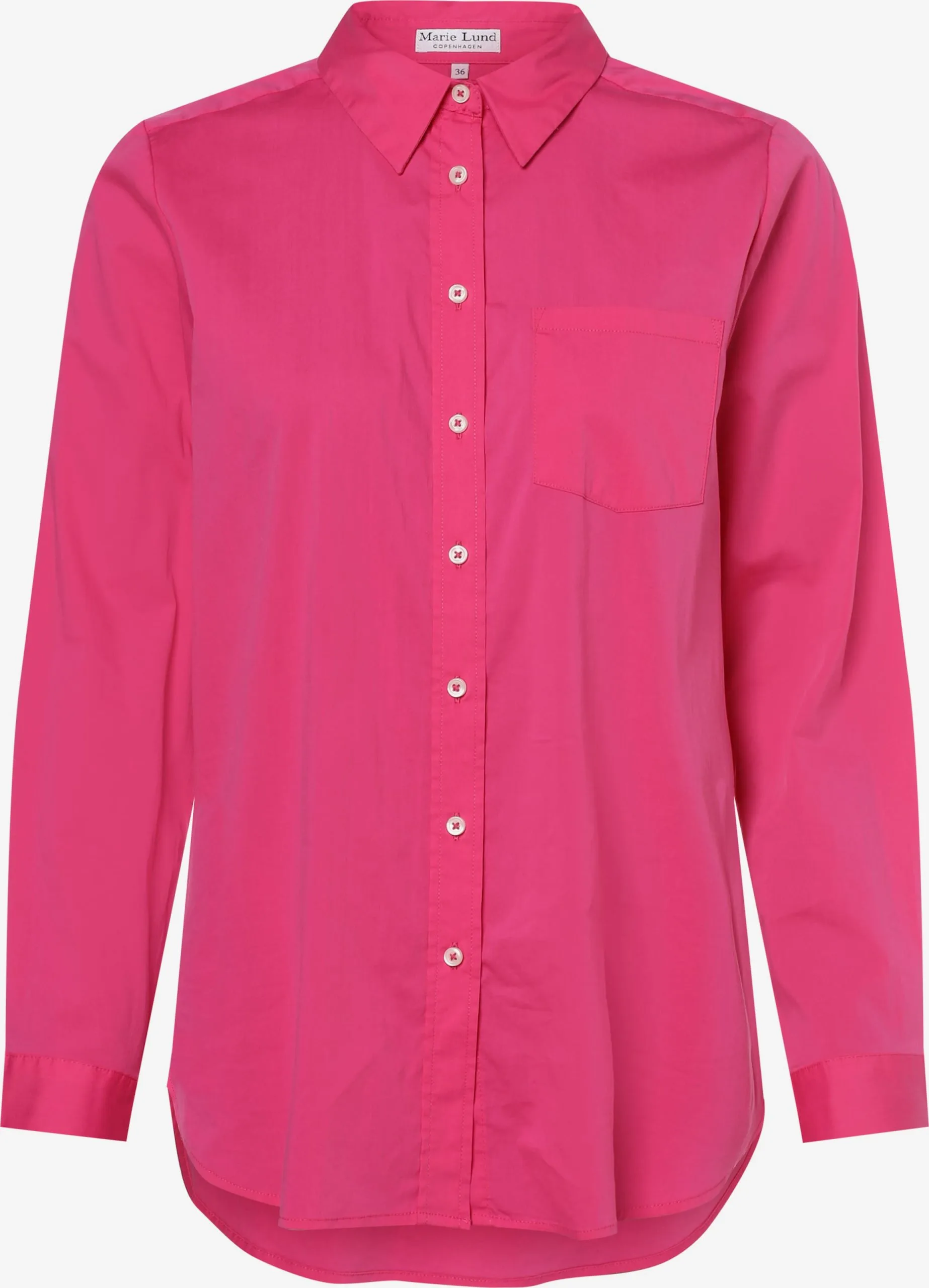 Marie Lund Overhemden Blouse Dames Magenta 1 Marie Lund Overhemden Blouse Dames Magenta