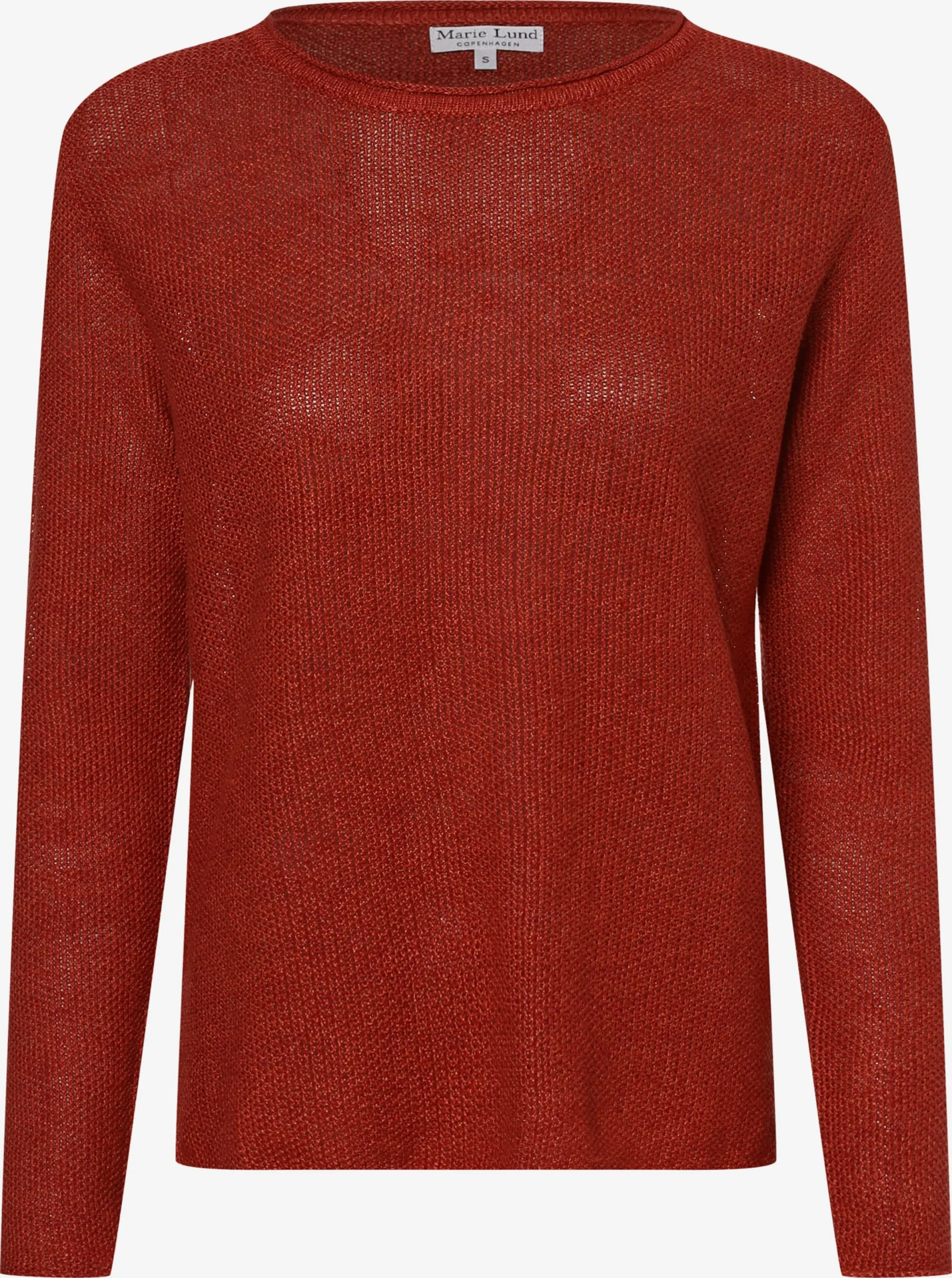 Marie Lund Basic Truien Trui Dames Roestbruin 1 Marie Lund Basic Truien Trui Dames Roestbruin