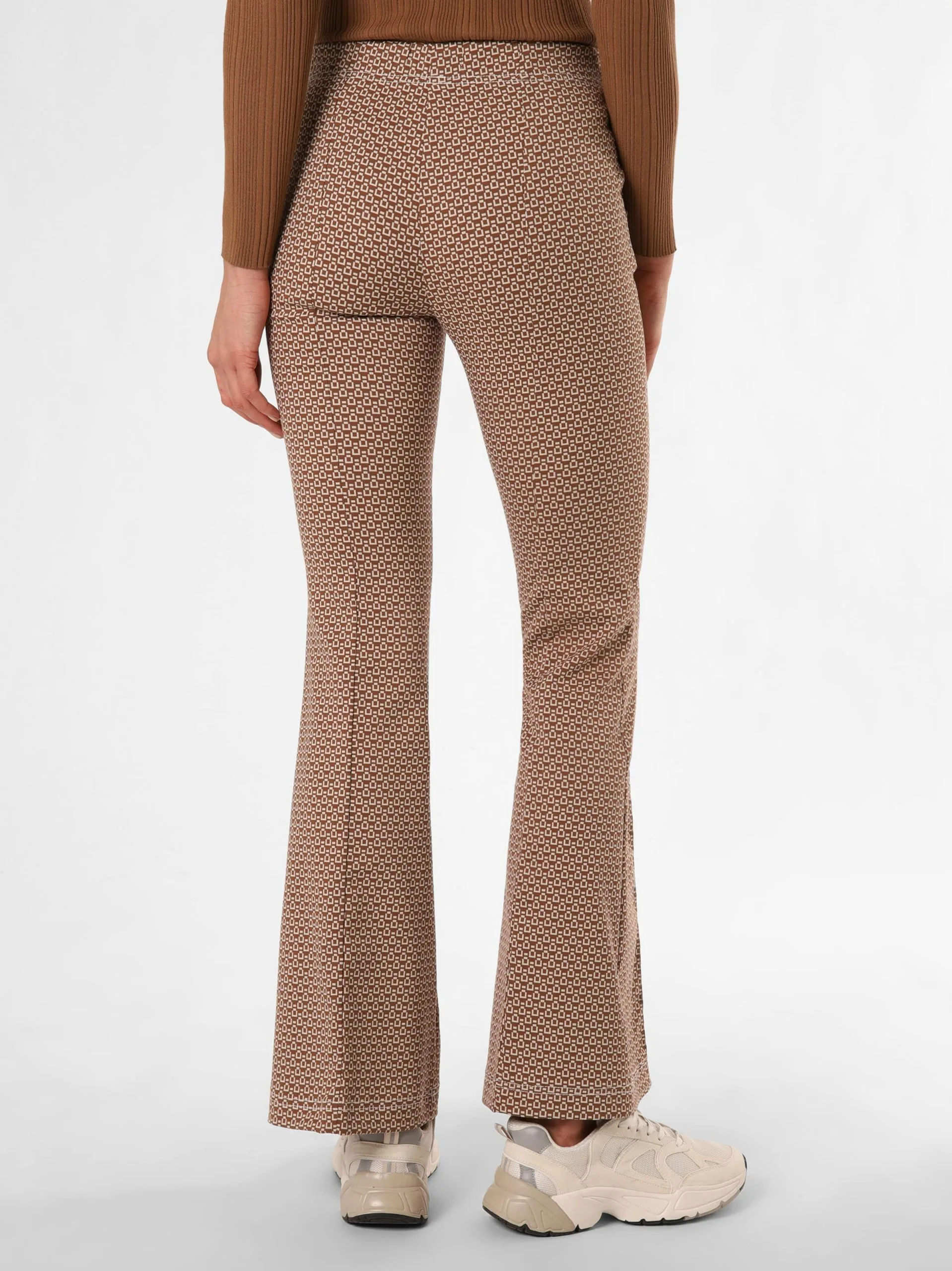 Marie Lund Broeken Flared Pantalon Dames Bruin 3 Marie Lund Broeken Flared Pantalon Dames Bruin - Afbeelding 3