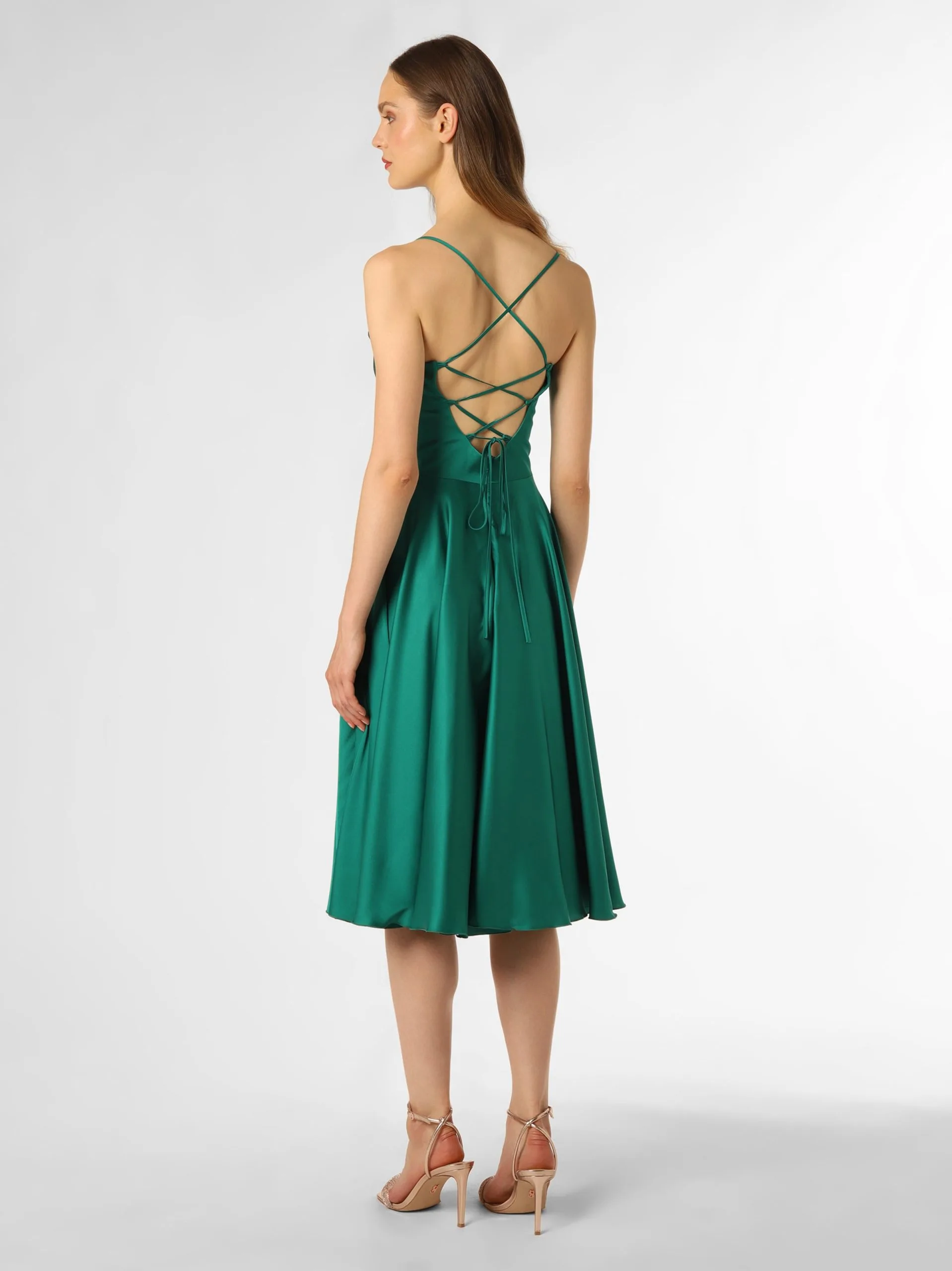 Marie Lund Cocktailjurken Cocktailjurk Dames Smaragd 2 Marie Lund Cocktailjurken Cocktailjurk Dames Smaragd - Afbeelding 2
