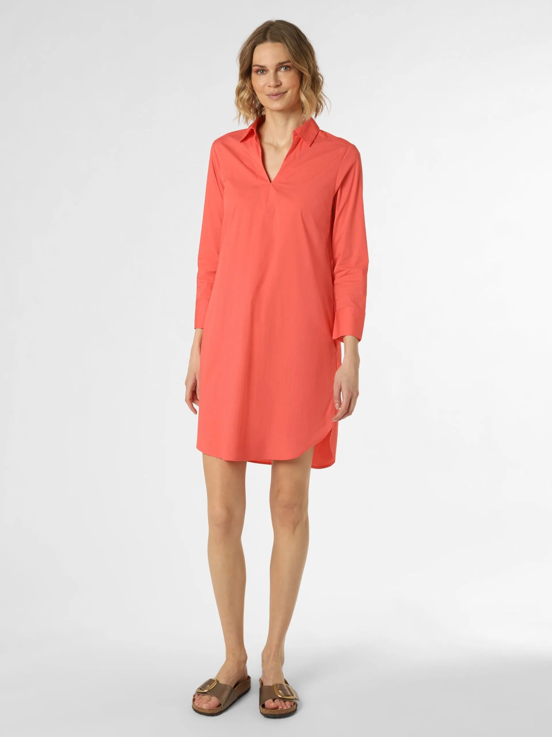 Marie Lund Mini Jurken Jurk Dames Koraal 1 Marie Lund Mini Jurken Jurk Dames Koraal