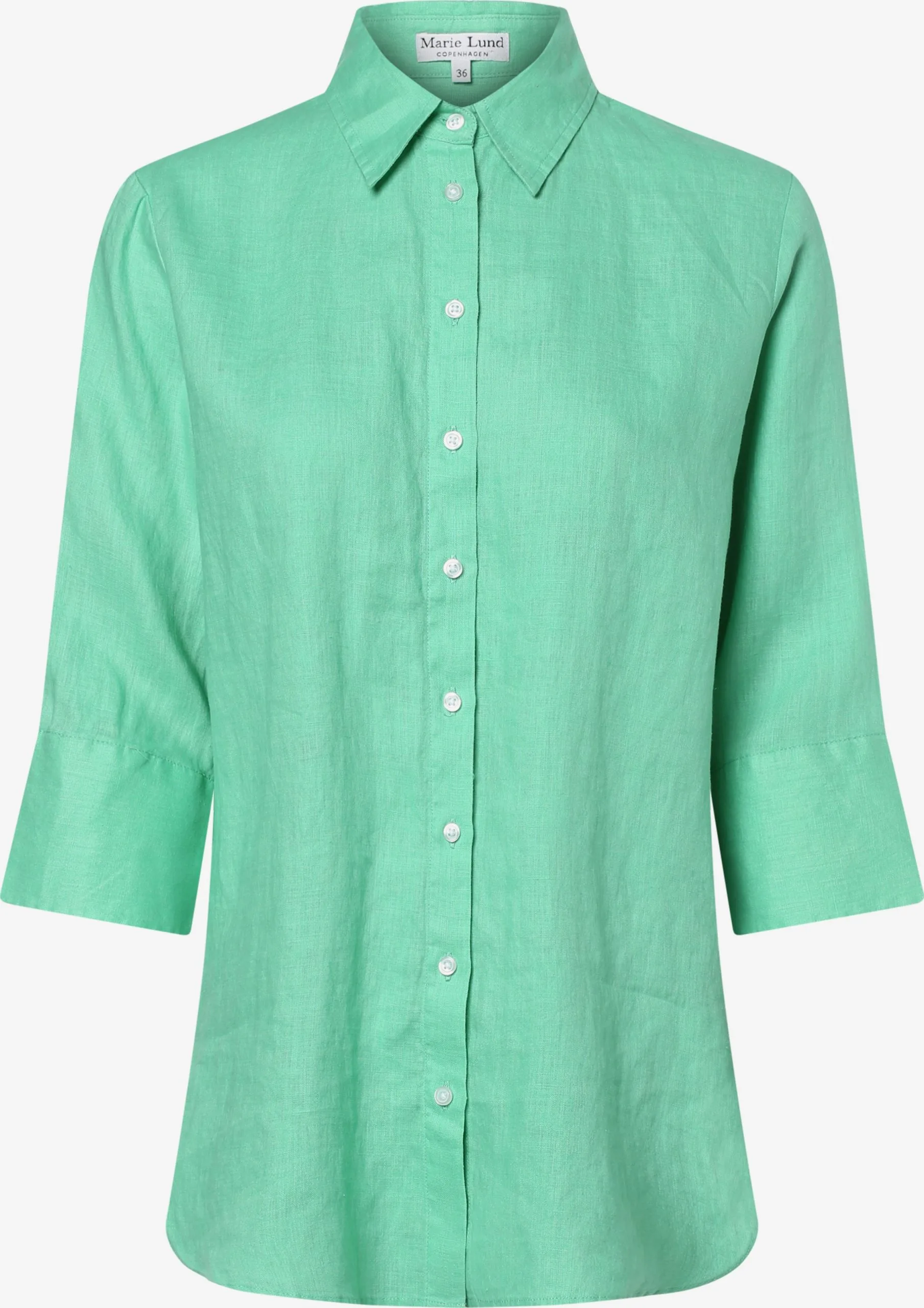 Marie Lund Blouses Met Korte Mouw Blouse Rihab Dames Mintgroen 1 Marie Lund Blouses Met Korte Mouw Blouse Rihab Dames Mintgroen