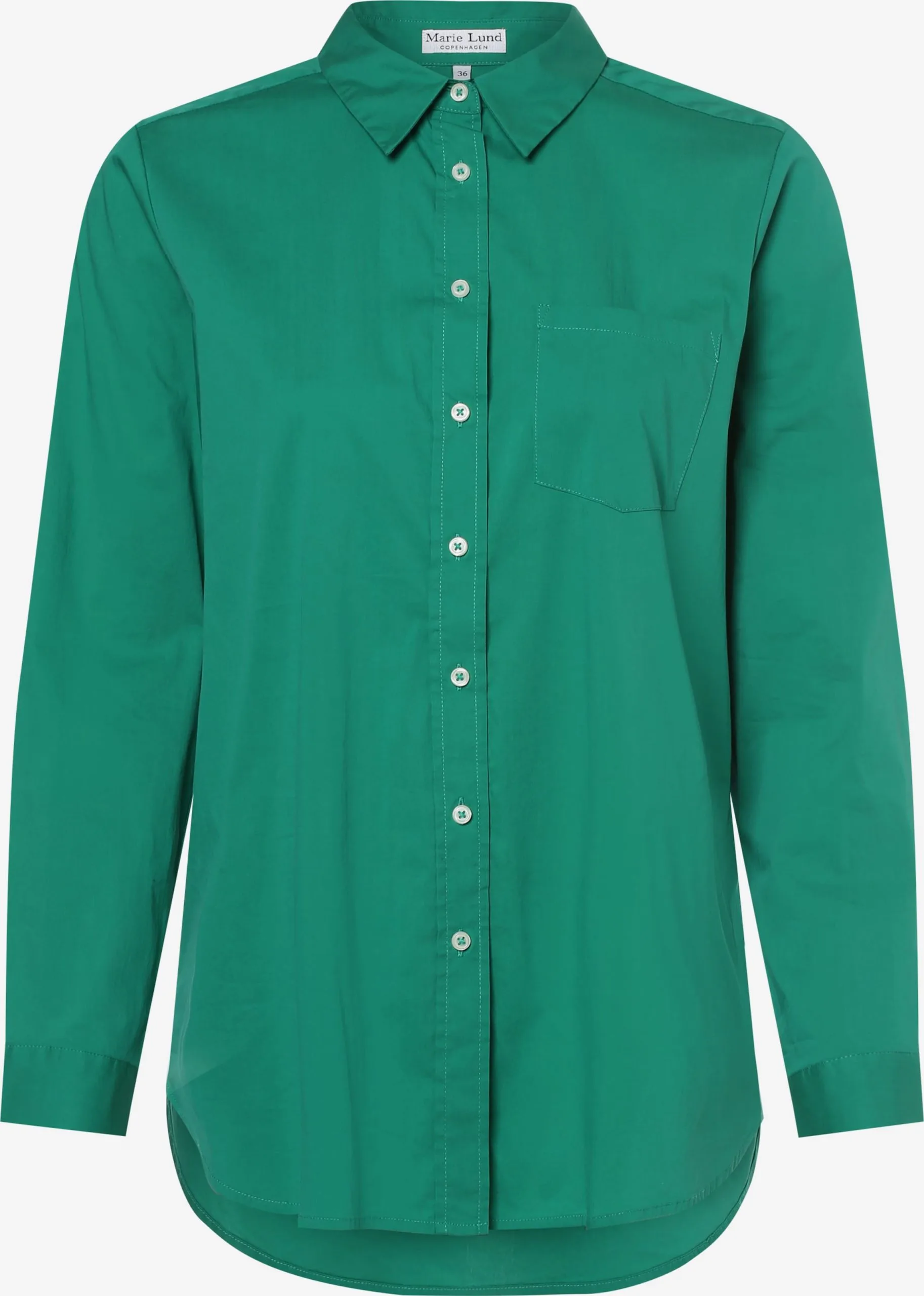 Marie Lund Overhemden Blouse Dames Groen 1 Marie Lund Overhemden Blouse Dames Groen