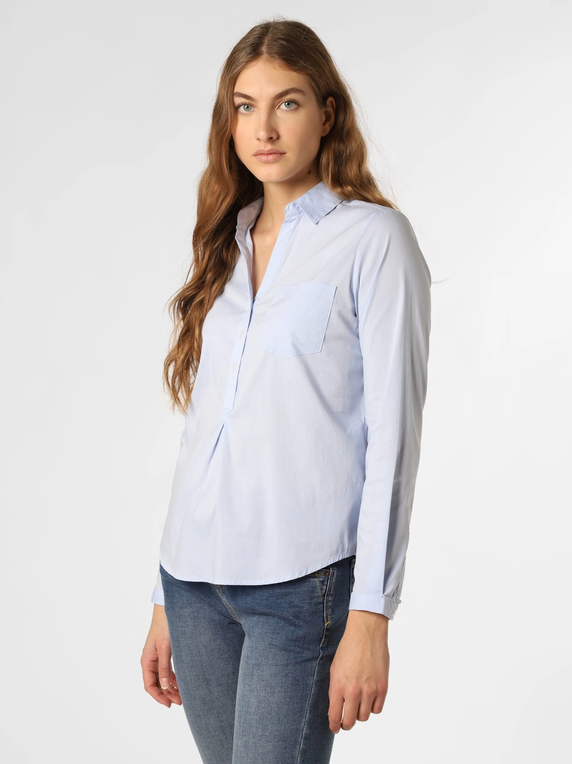 Marie Lund Blouses & Tunieken Blouse Dames Lichtblauw 2 Marie Lund Blouses & Tunieken Blouse Dames Lichtblauw - Afbeelding 2