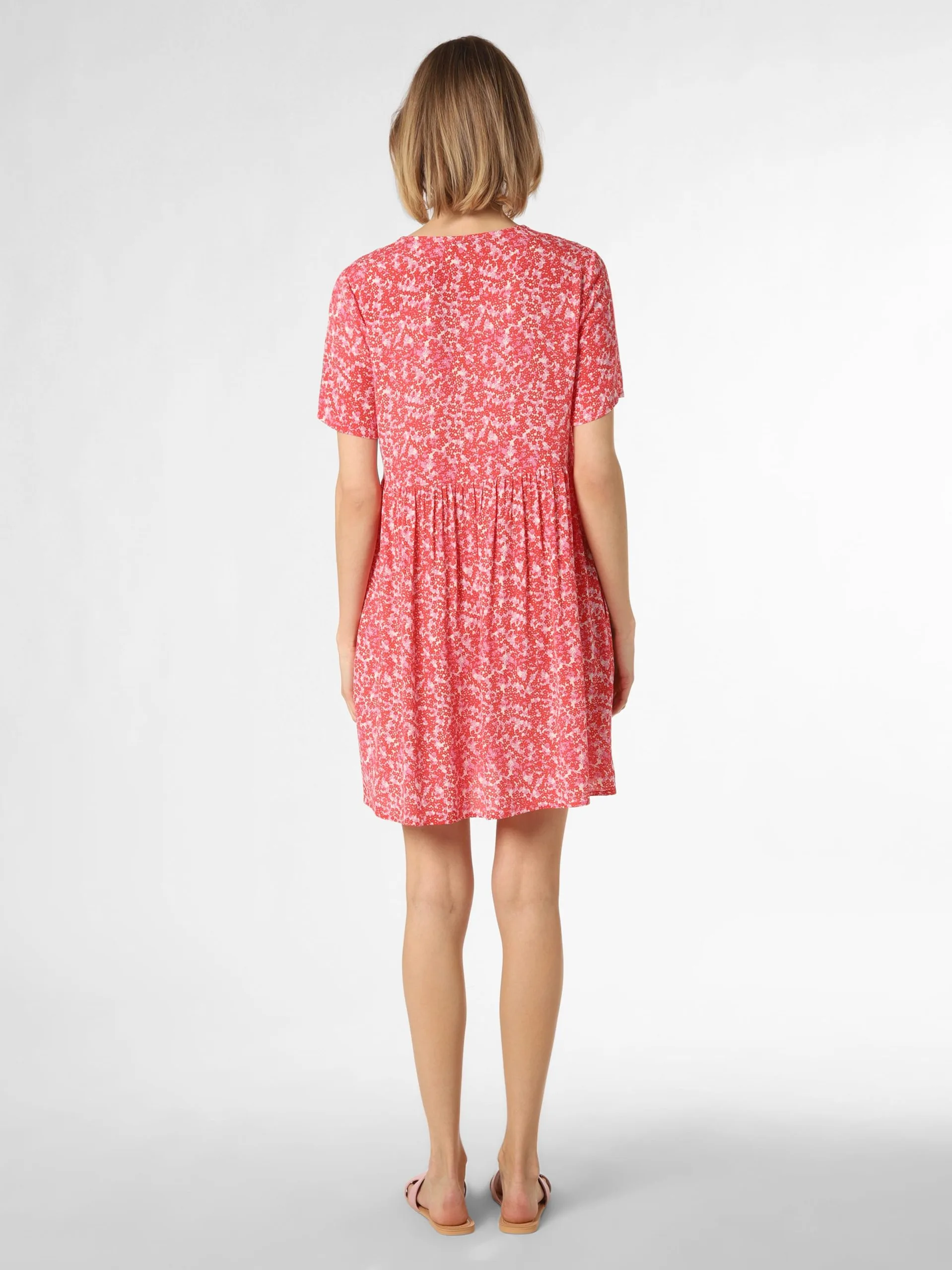 Marie Lund Zomerjurken Zomerjurk Dames Rood 2 Marie Lund Zomerjurken Zomerjurk Dames Rood - Afbeelding 2