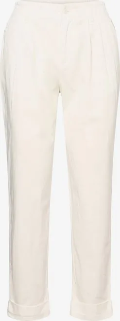 Marie Lund Bandplooibroeken Loosefit Bandplooibroek Dames Nude