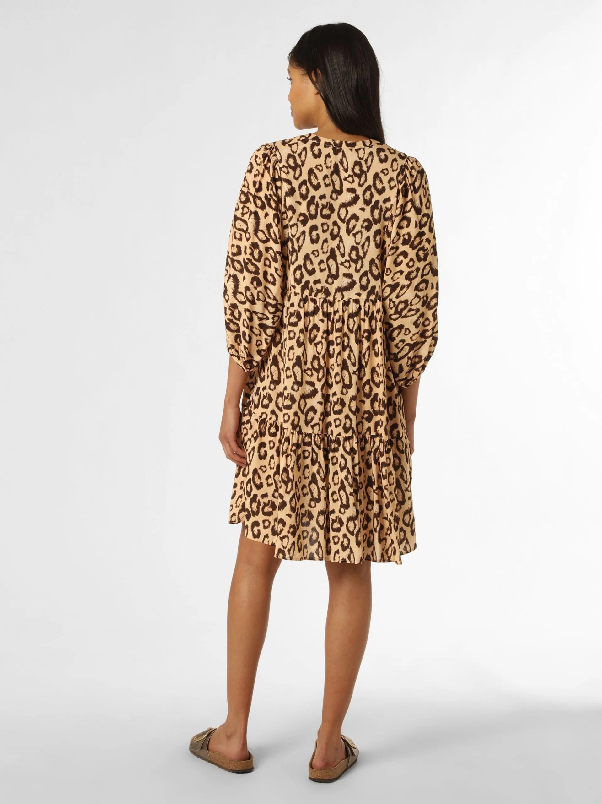 Marie Lund Mini Jurken Jurk Dames Beige 2 Marie Lund Mini Jurken Jurk Dames Beige - Afbeelding 2