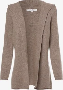 Marie Lund Vesten Gebreid Vest Dames Lichtbruin