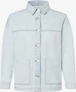 Marie Lund Spijkerblouses Blouse Dames Lichtblauw