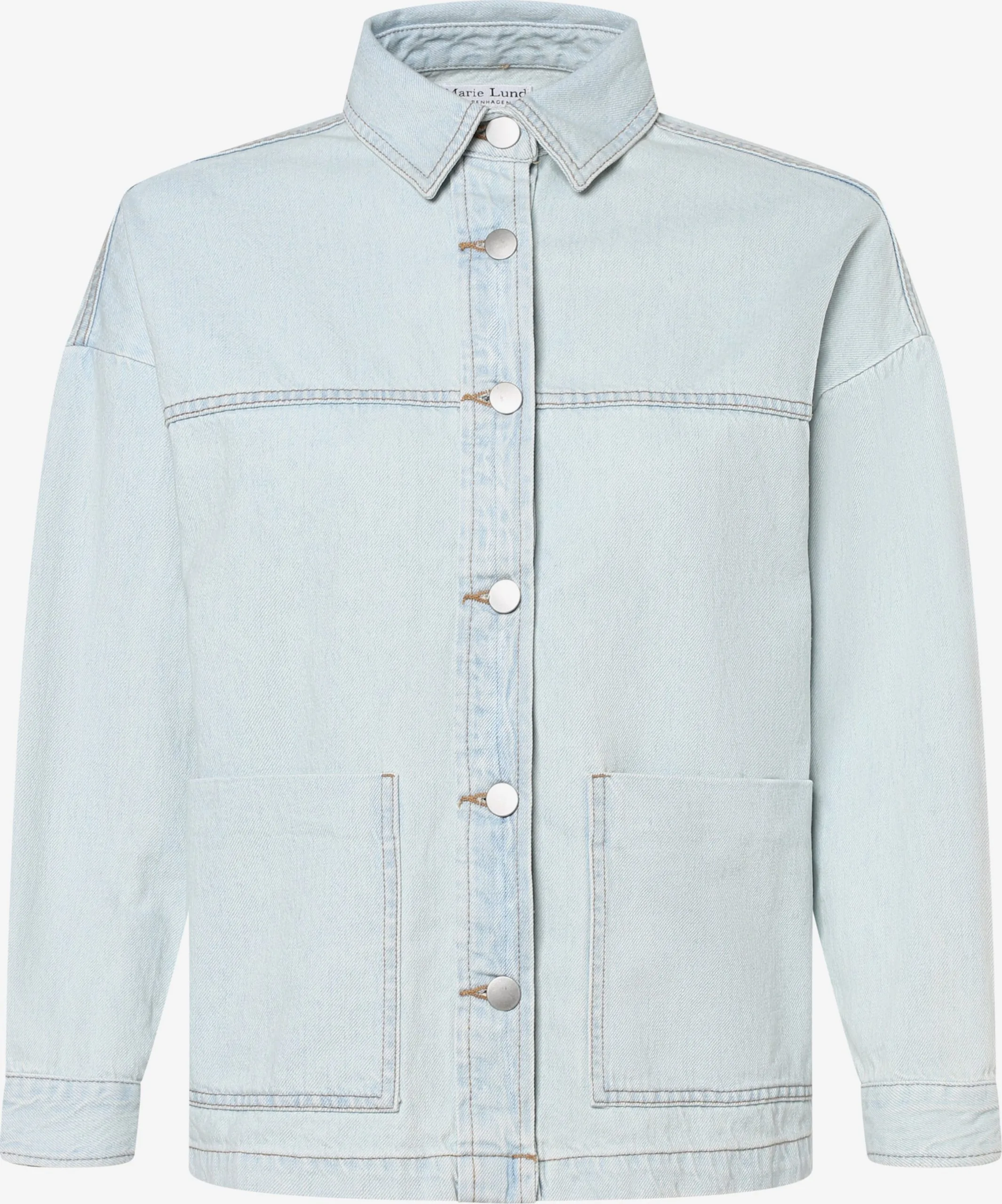 Marie Lund Spijkerblouses Blouse Dames Lichtblauw 1 Marie Lund Spijkerblouses Blouse Dames Lichtblauw