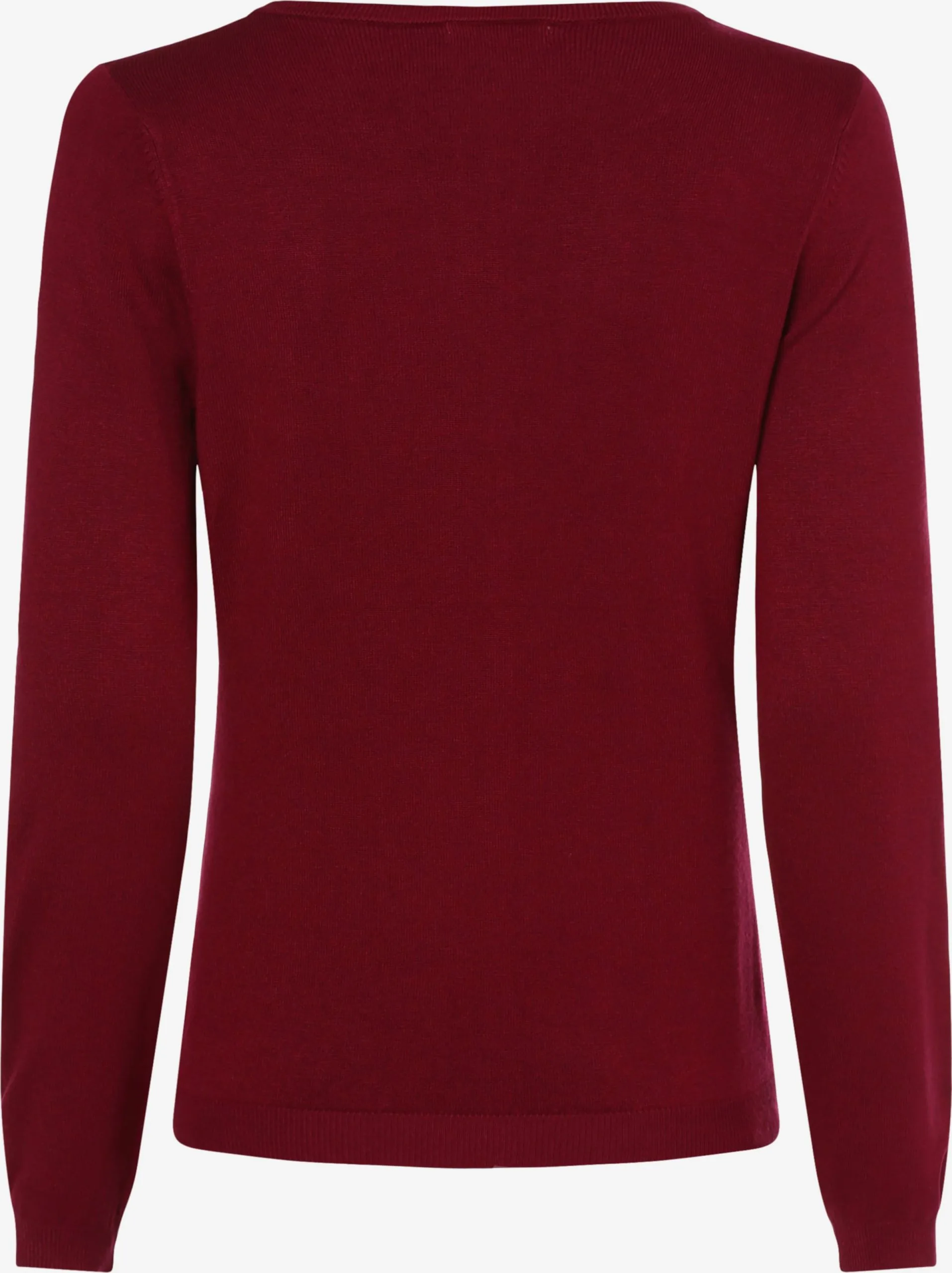 Marie Lund Vesten Gebreid Vest Dames Bordeaux 2 Marie Lund Vesten Gebreid Vest Dames Bordeaux - Afbeelding 2