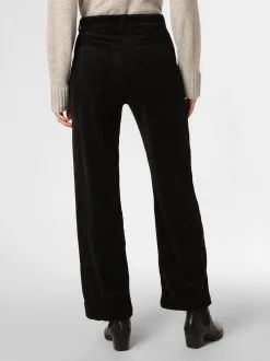 Marie Lund Ribbroeken Flared Broek Dames Zwart -Marie Lund Verkoop d644ca3ea163475e915b85a42277c2db