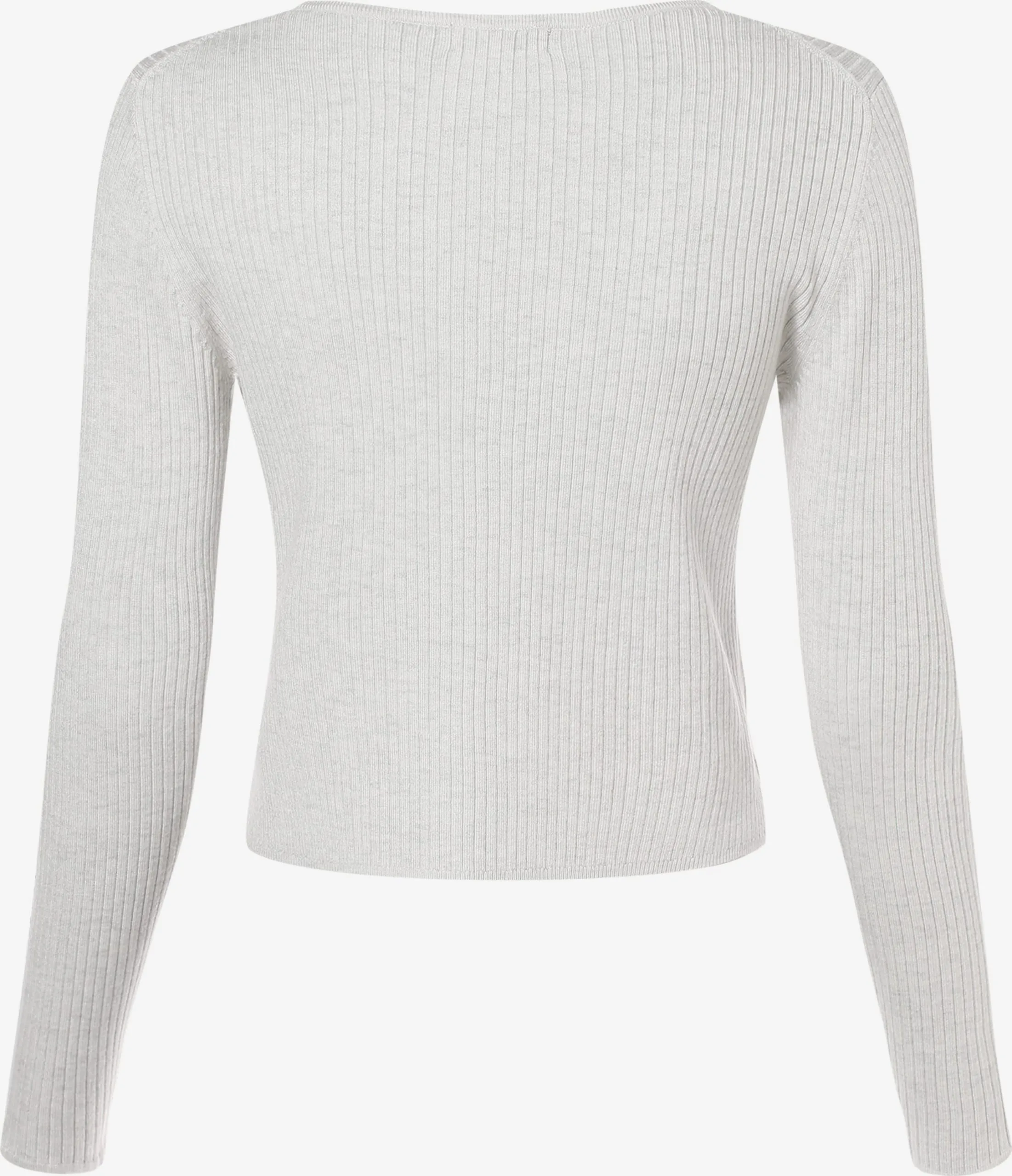 Marie Lund Vesten Gebreid Vest Dames Lichtgrijs 2 Marie Lund Vesten Gebreid Vest Dames Lichtgrijs - Afbeelding 2