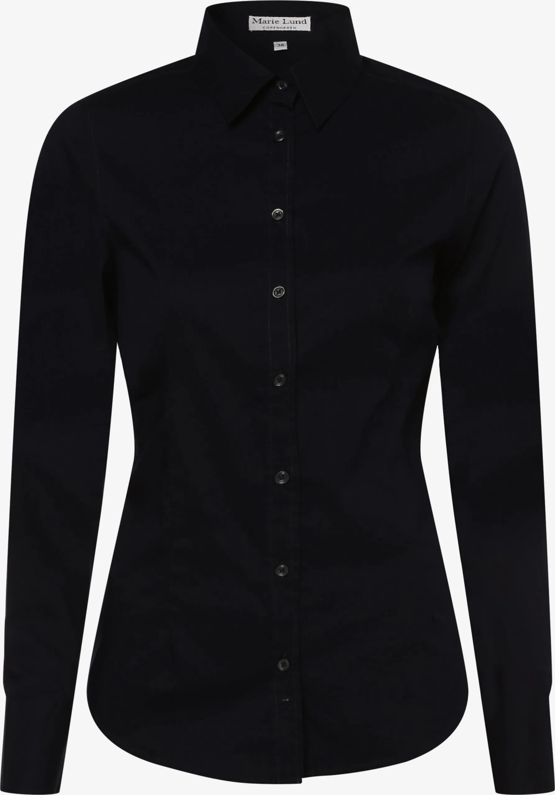 Marie Lund Overhemden Blouse Dames Marine 1 Marie Lund Overhemden Blouse Dames Marine