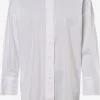 Marie Lund Lange Blouses Blouse Dames Wit