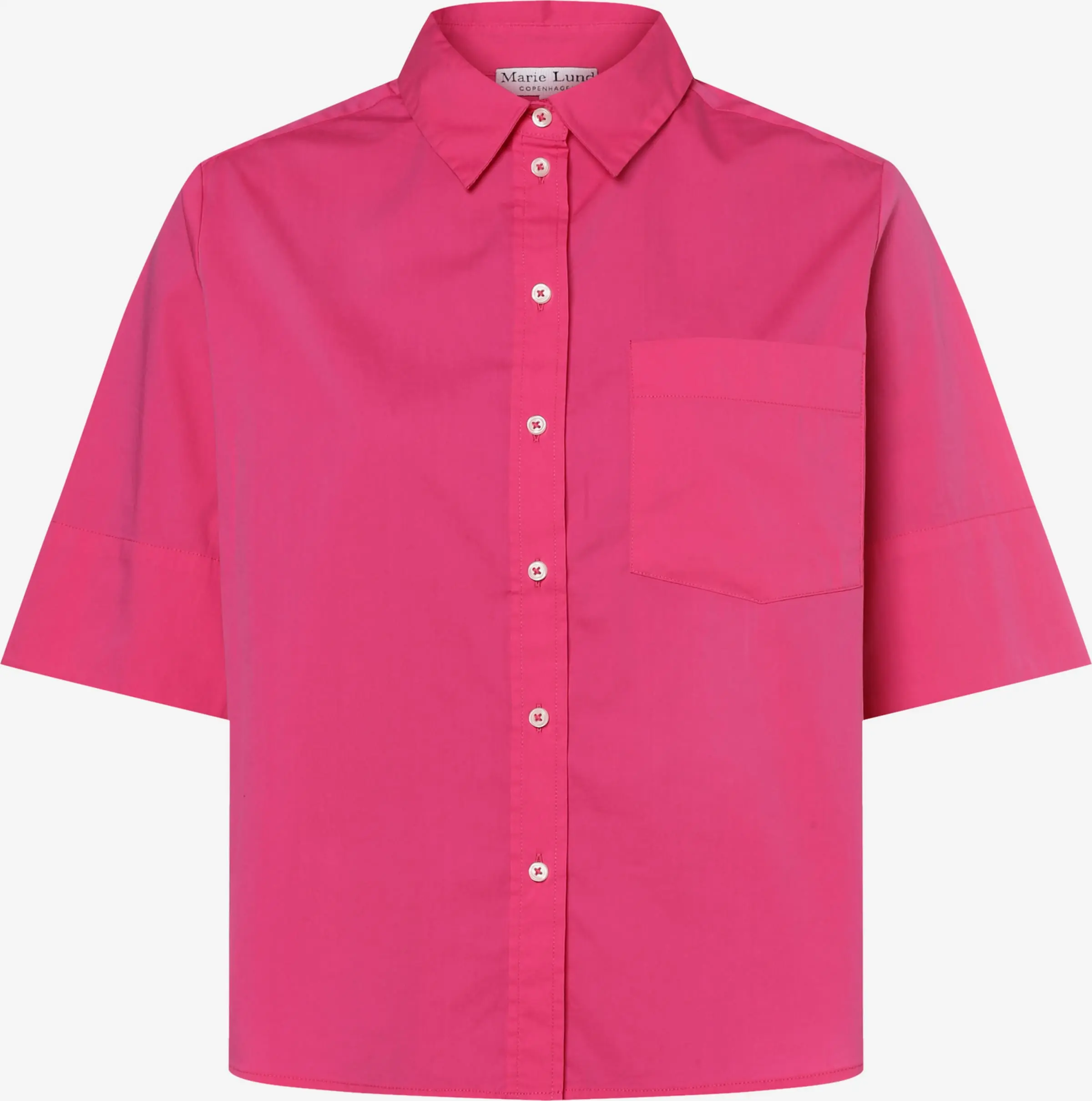 Marie Lund Blouses Met Korte Mouw Blouse Dames Pink 1 Marie Lund Blouses Met Korte Mouw Blouse Dames Pink